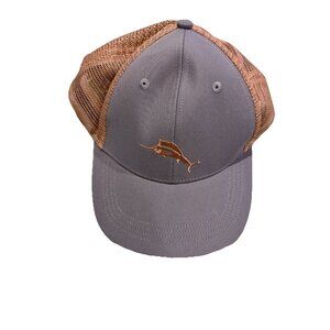 Tommy Bahama Trucker Hat Snapback Marlin Logo Mesh Back Baja Margarita Cap